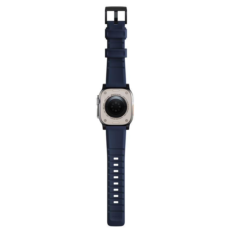 Curea de ceas, Nomad, pentru Apple Watch 45/44/42mm, albastru (Ingredi, NM01295785) by www.silkase.ro